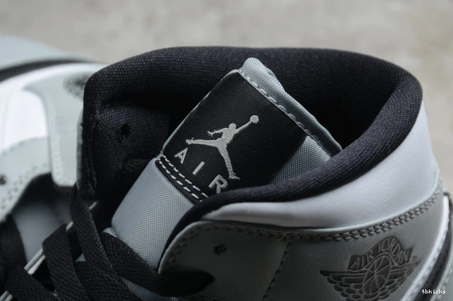 Rep TBK 554724-092 AIR 1 Jordan Mid Grey Light Smoke 0724